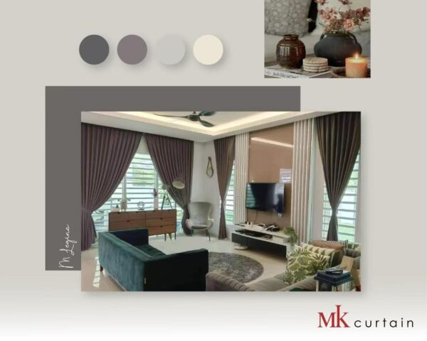 M Legina French Pleat Custom Made Blackout Curtain - Image 3