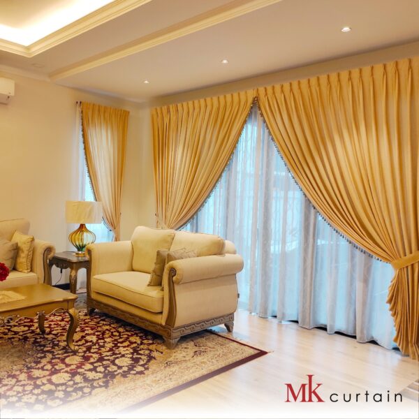 M La Apoma French Pleat Custom Made Blackout Curtain - Image 2