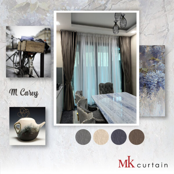 M Carey French Pleat Custom Made Blackout Curtain - Image 2